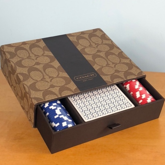 Coach Light Khaki/Poker Set New - Picture 2 of 6